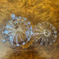Vintage Glass Bowl With Lid