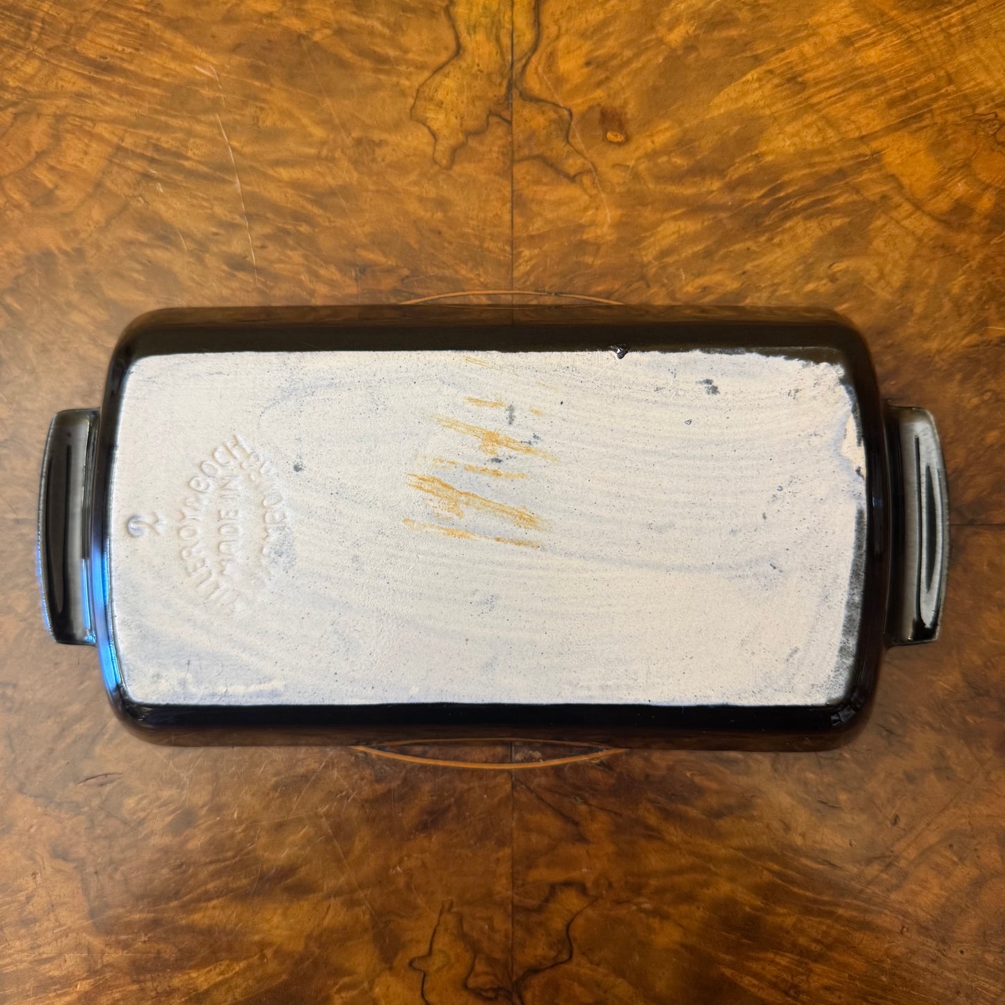 Villeroy & Boch Yellow & Black Baking Dish