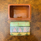 Terracotta Rectangle Geo Print Trinket Box