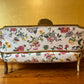Antique French Gold Gilt Three Seat Chaise Lounge