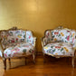 Antique French 24K Gold Gilt Six Piece Lounge & Bedroom Suite