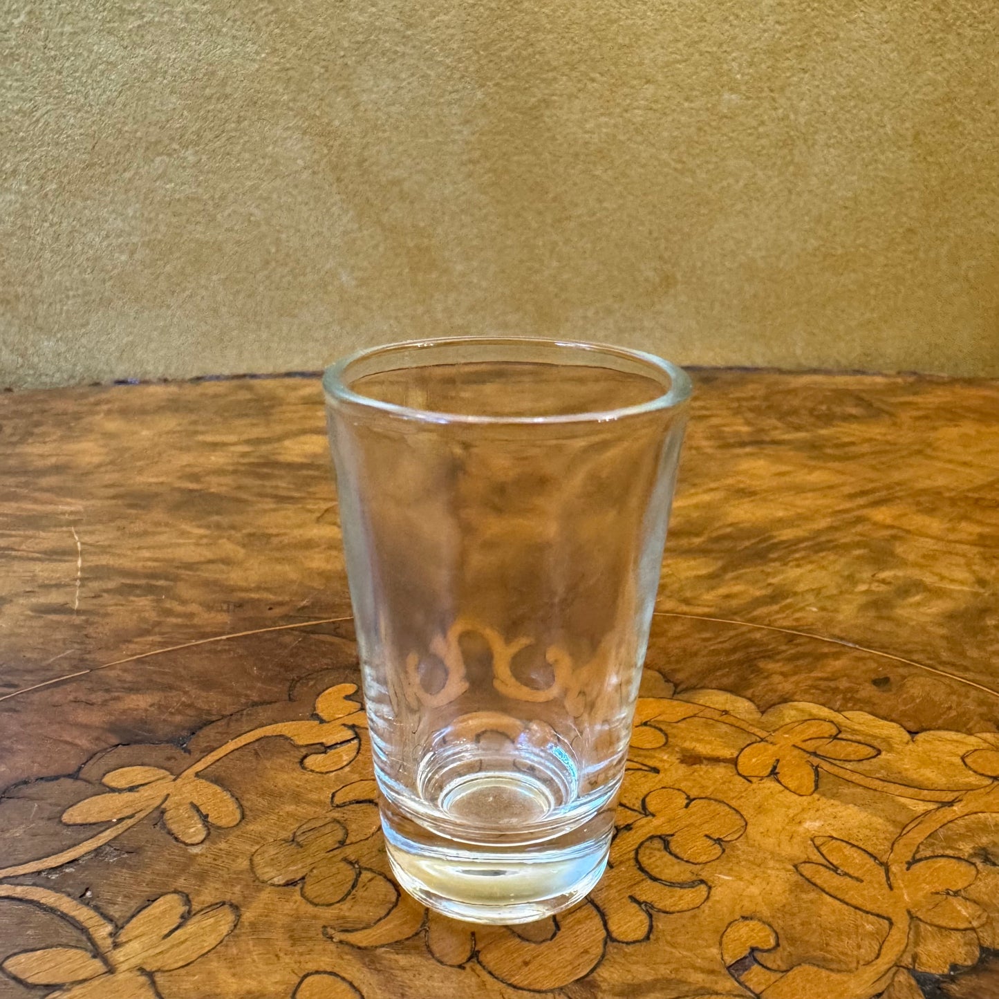 Vintage Glass Shot Glasses Set Of Three