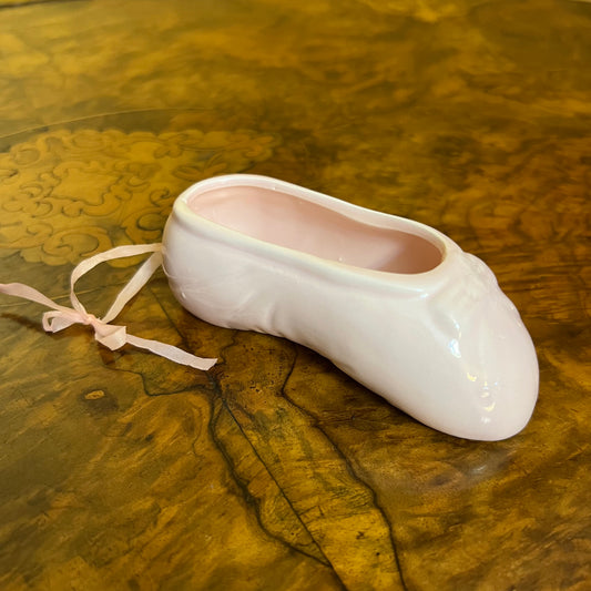 Pink Porcelain Ballet Shoe