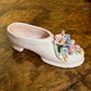 Vintage Pink Porcelain Shoe