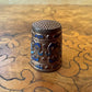 Cloisonné Enamel Inlay Water Lily Copper Thimble