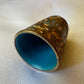 Cloisonné Enamel Inlay Water Lily Copper Thimble