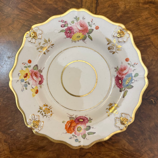 Antique 1830s Ridgway Pattern 609 Plate Bowl