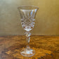 Vintage Crystal Cut Sherry Glasses Pair