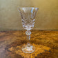 Vintage Crystal Cut Sherry Glasses Pair