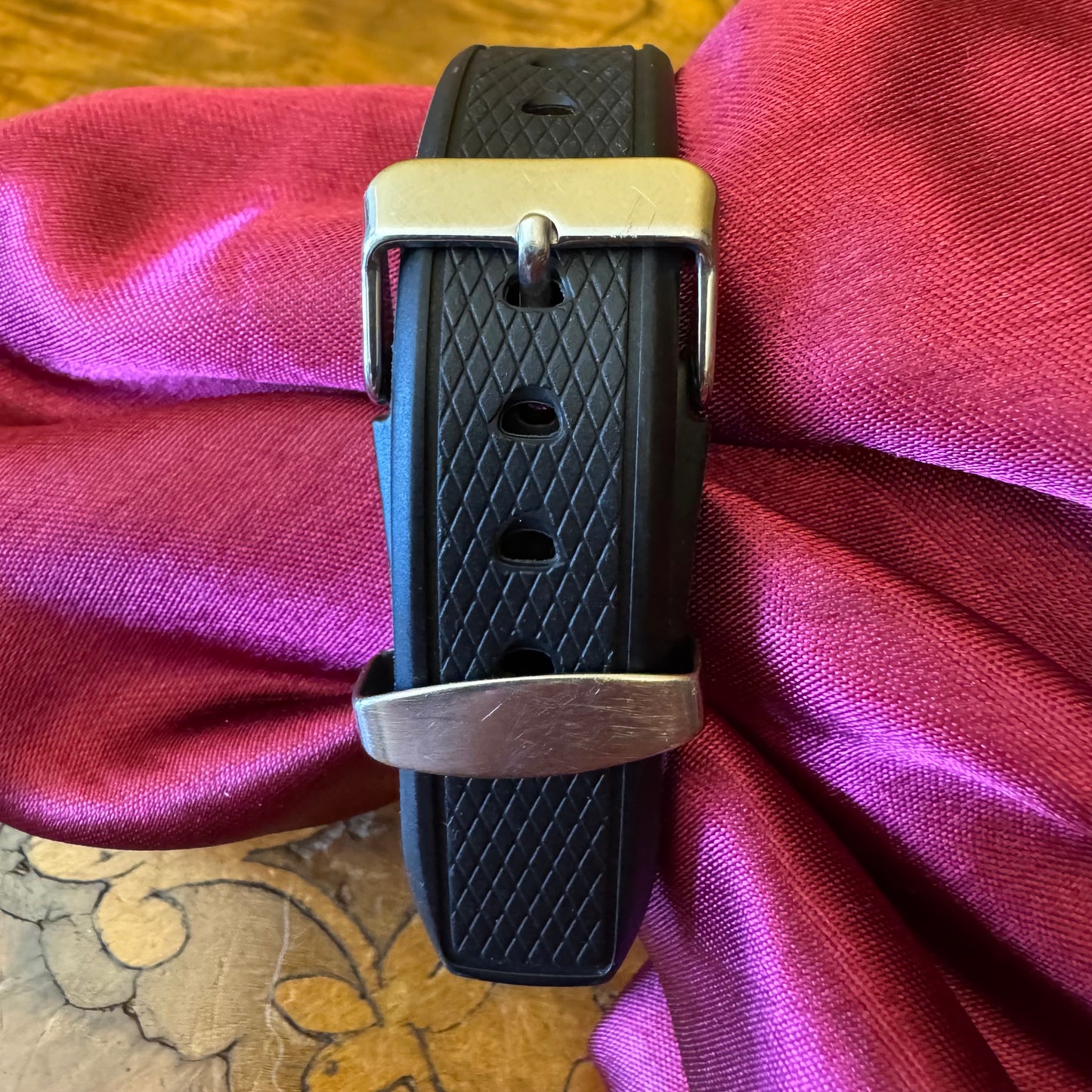 Lorus Digital Z009-X002 Black Resin Strap Watch