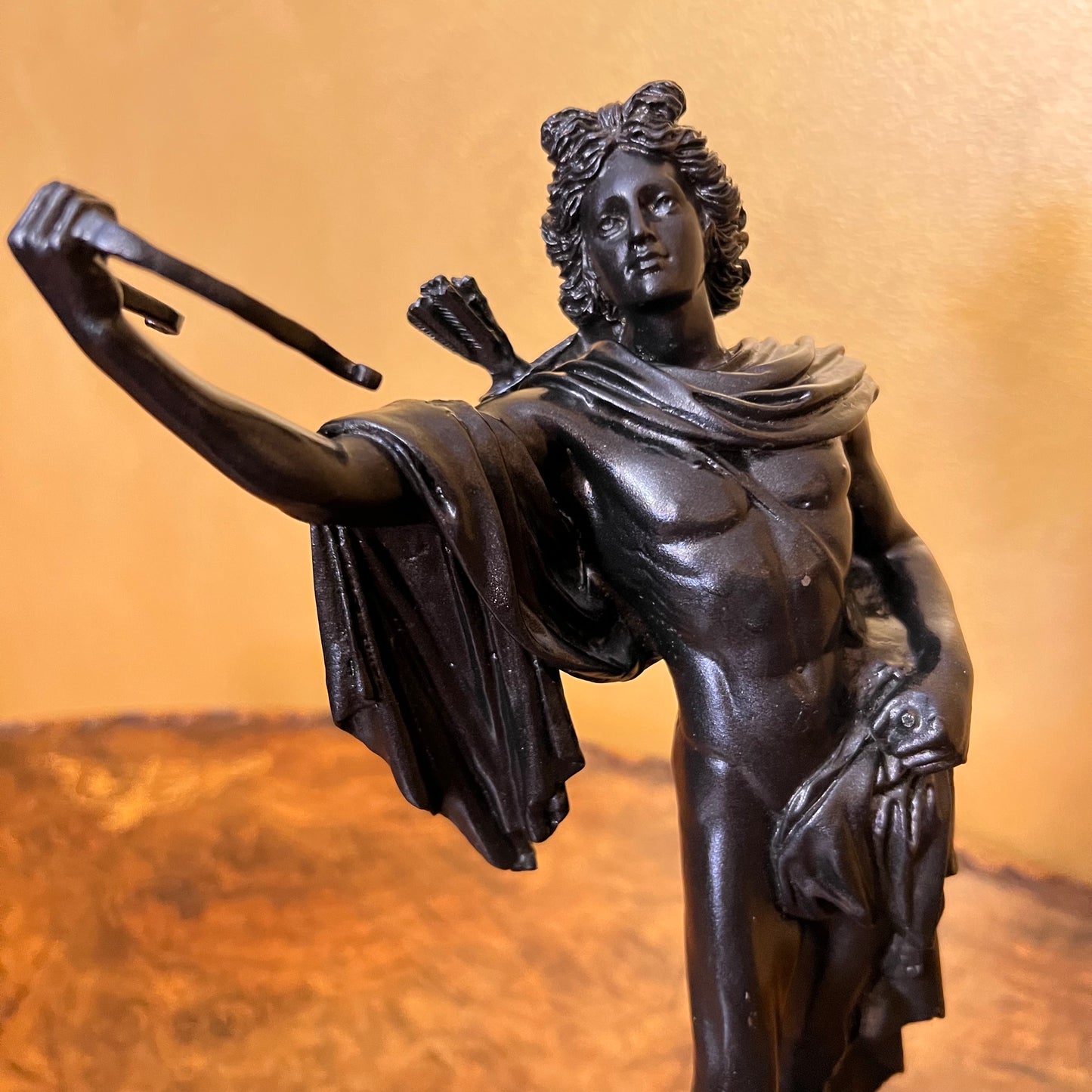 Cast Bronze Apollo Stature