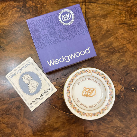 Wedgwood The Celebration of The Royal Birth 1982 Small Dish