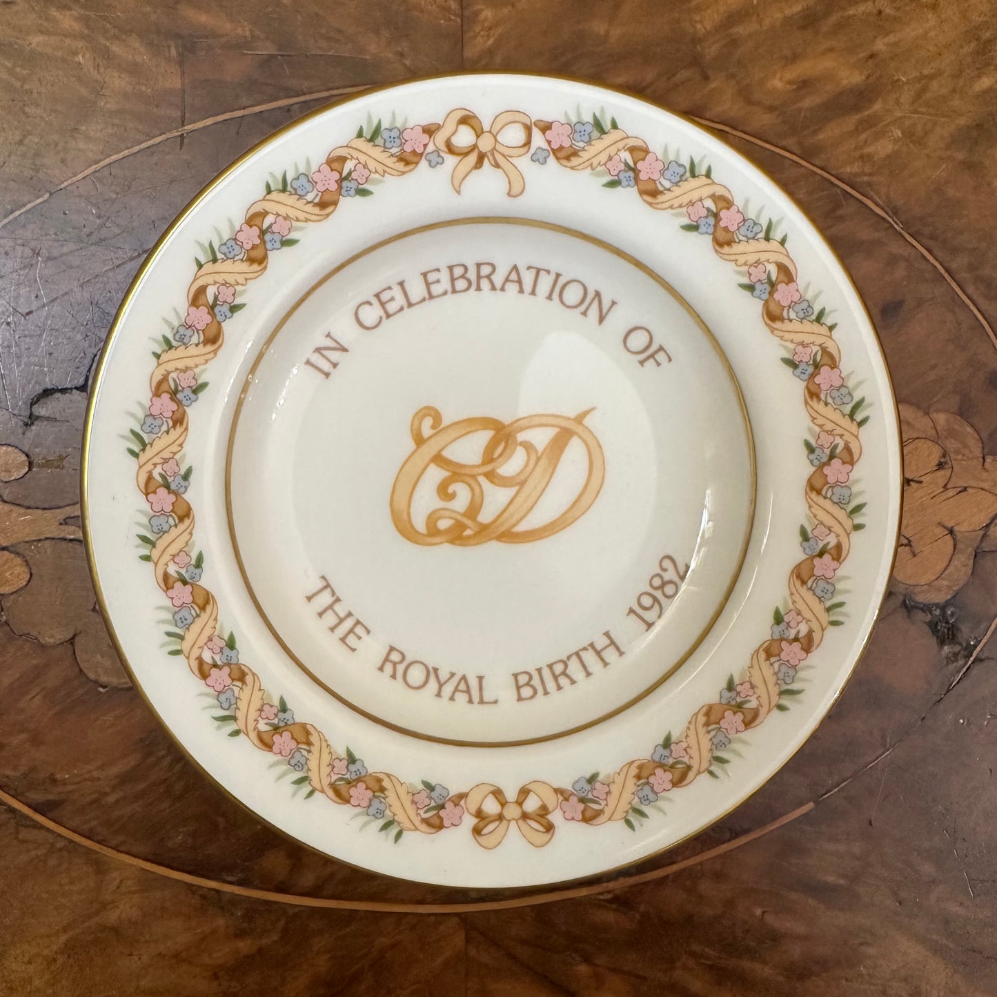 Wedgwood The Celebration of The Royal Birth 1982 Small Dish