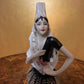 Porcelain Lady WIth Beaded Skirt