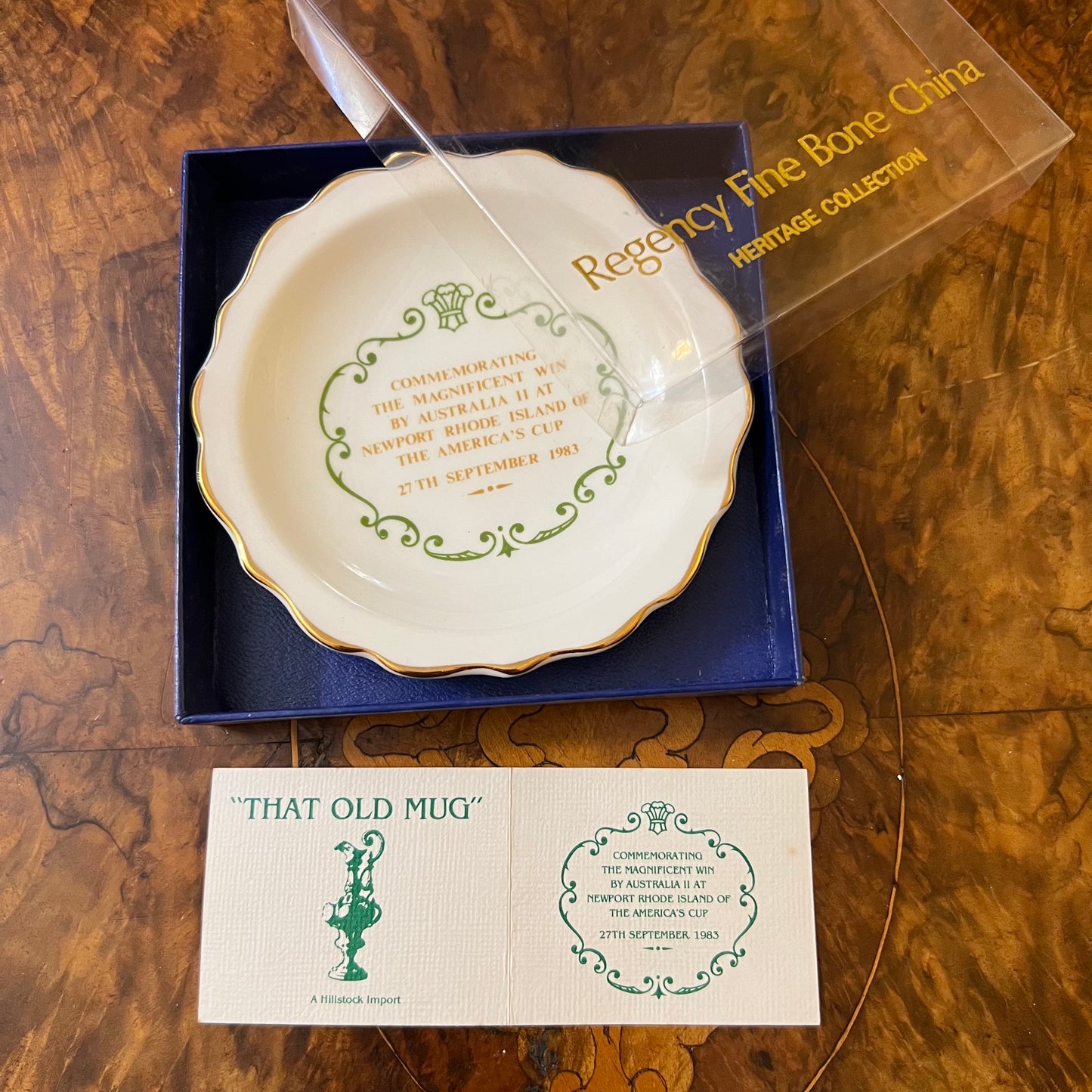 Heritage Regency Commemorating The Magnificent Win By Australia Plate