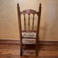 Antique French Oak Children's Seat Lift Chair