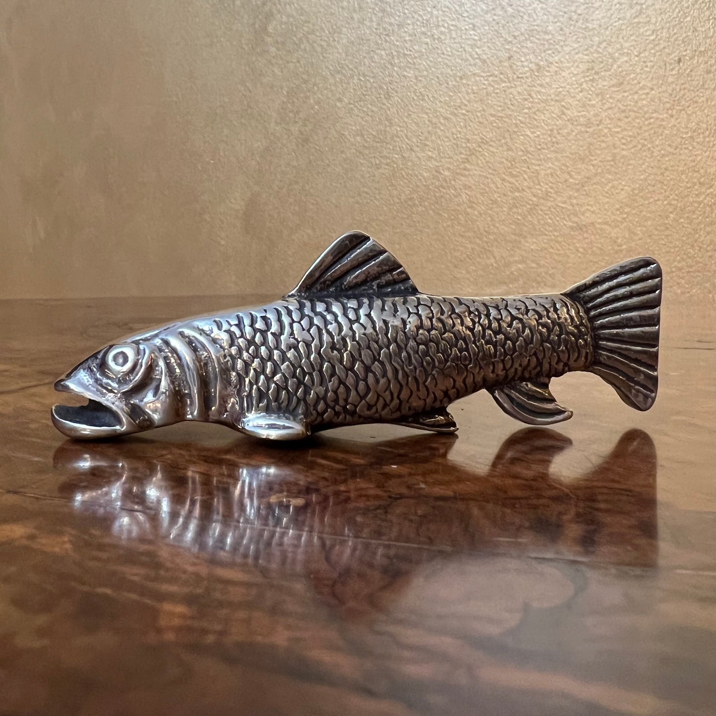 Vintage Brass Fish Ornament