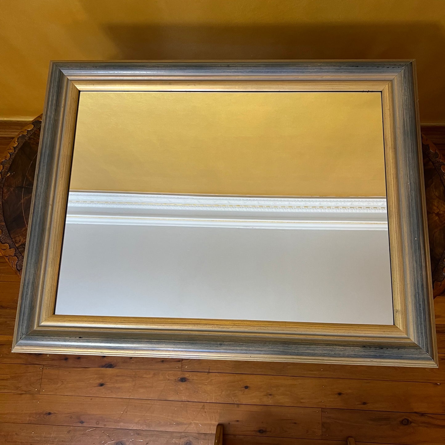 Wall Hanging Silver Gold Frame Mirror
