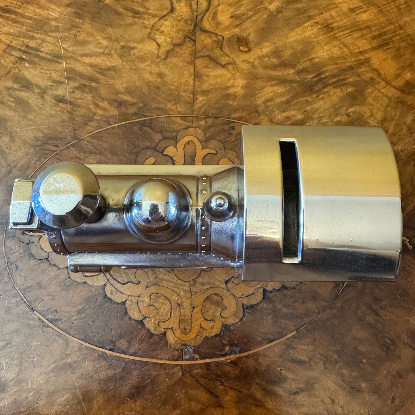 Vintage Metal Train Money Box