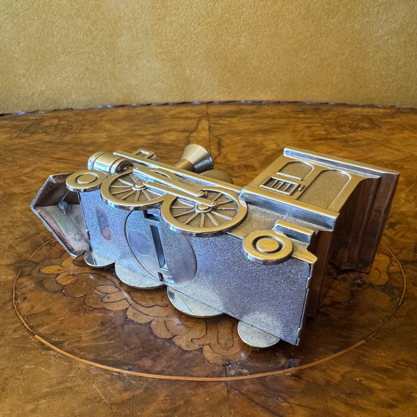 Vintage Metal Train Money Box