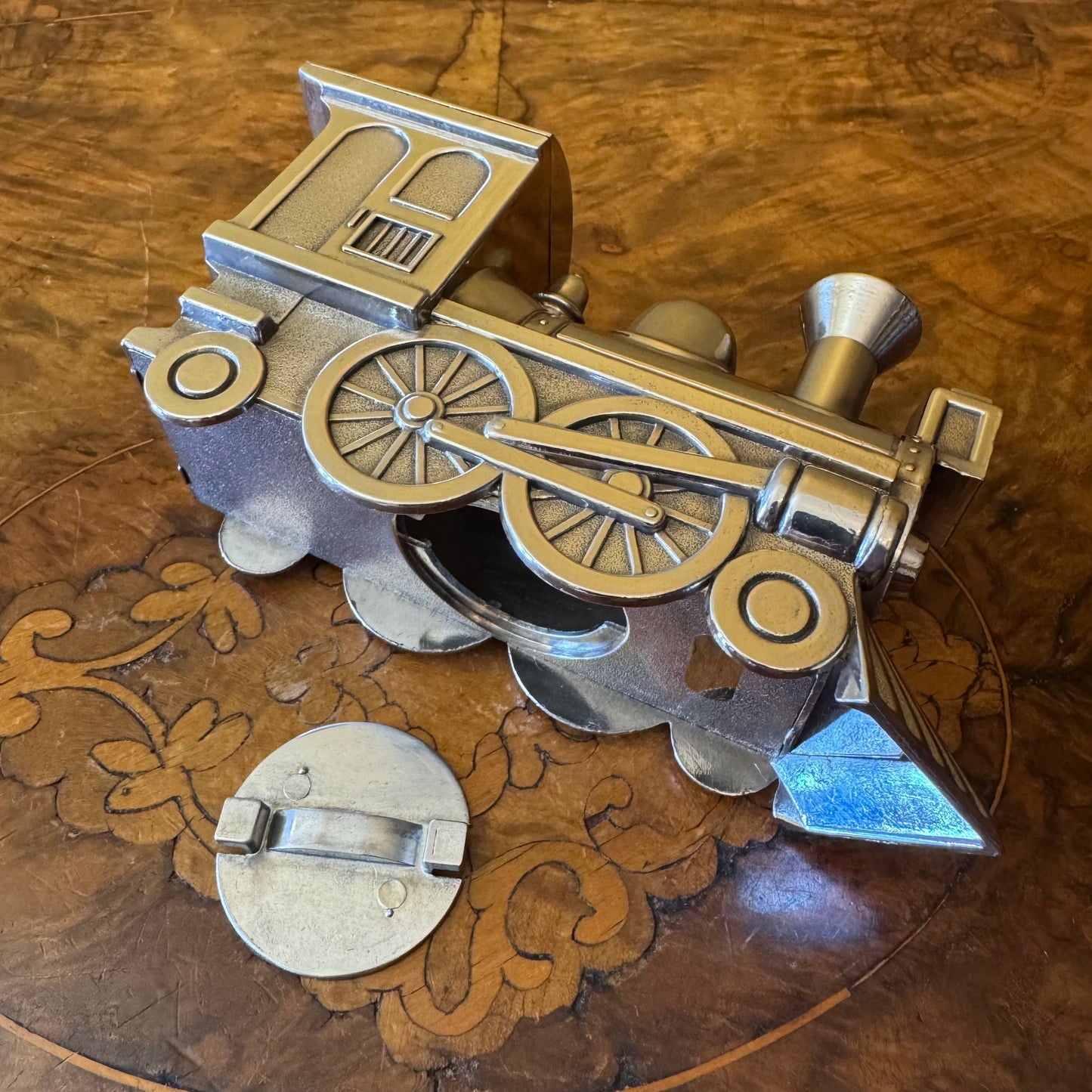 Vintage Metal Train Money Box