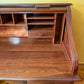 Antique Mahogany Roll Top Large Desk