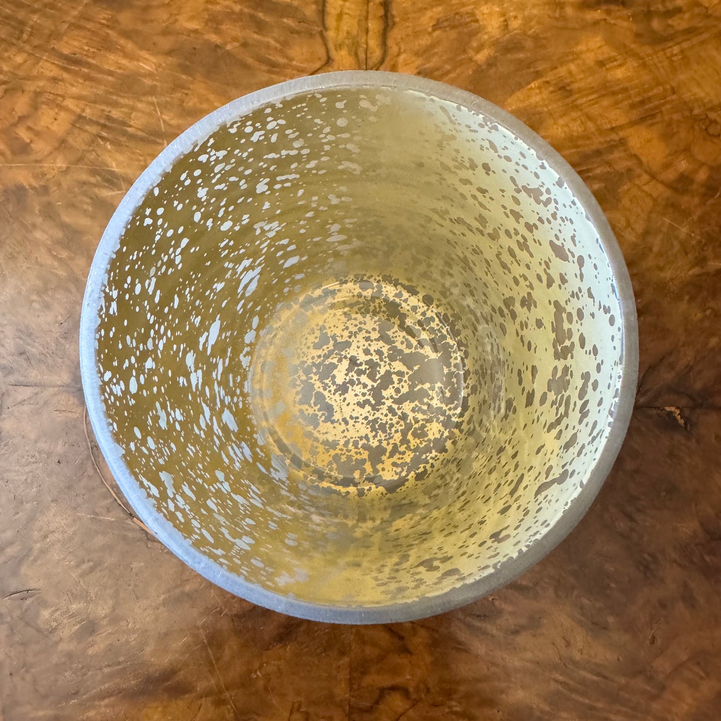 Frosted Gold Pattern Candle Holder