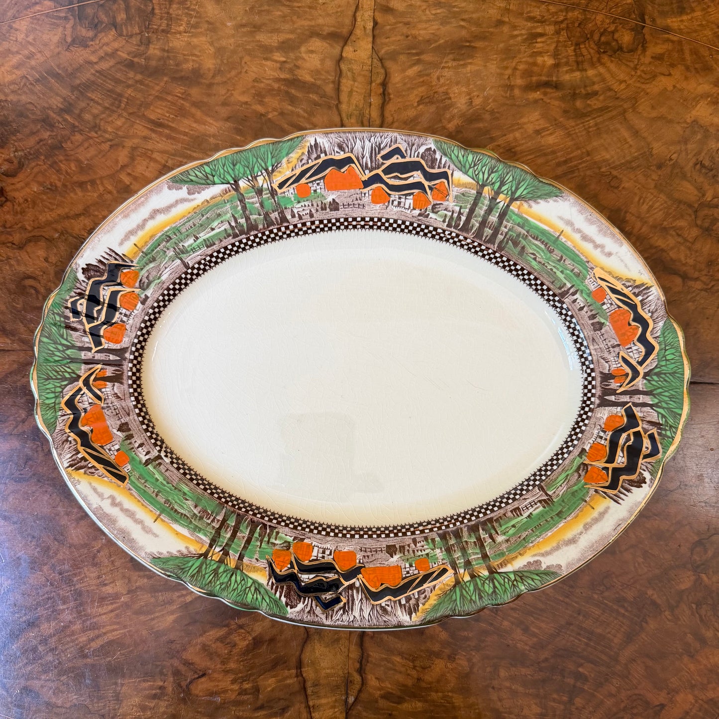 Vintage Myott & Sons Henley Countryside 53 Piece Dinner Set