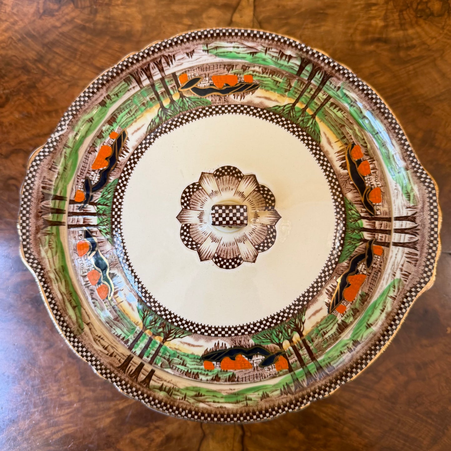 Vintage Myott & Sons Henley Countryside 53 Piece Dinner Set