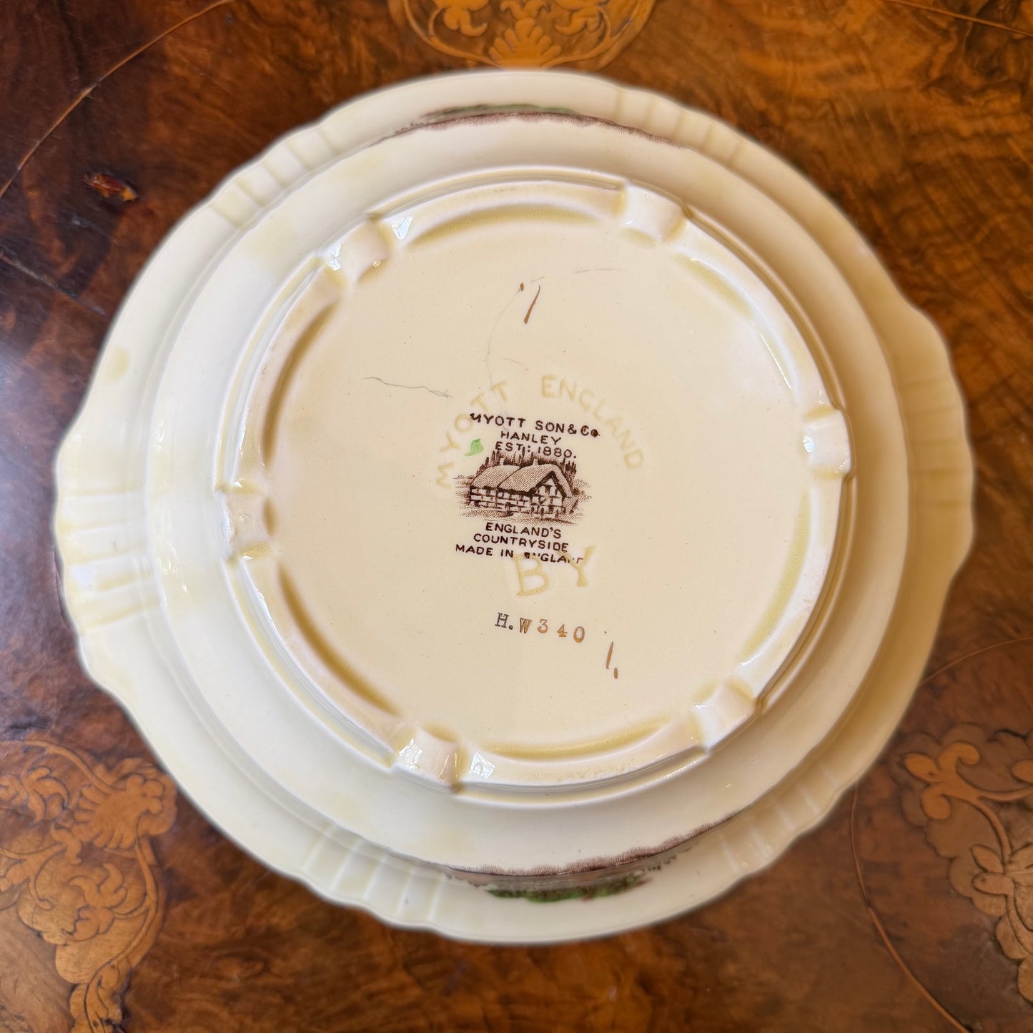 Vintage Myott & Sons Henley Countryside 53 Piece Dinner Set