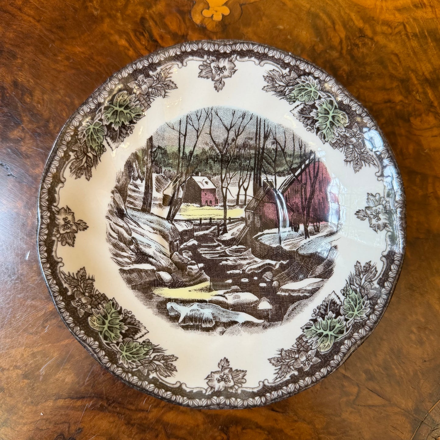 Vintage Johnson Brother The Friends Village 20 Piece Dinner Set