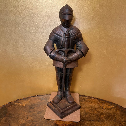 Cast Iron Knight With Sword