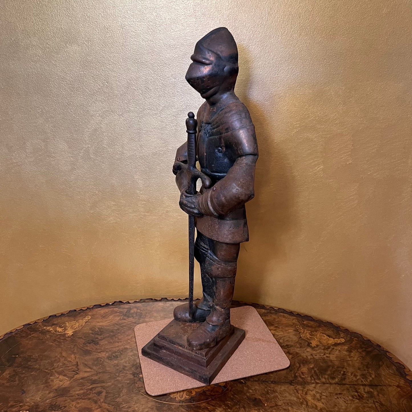 Cast Iron Knight With Sword
