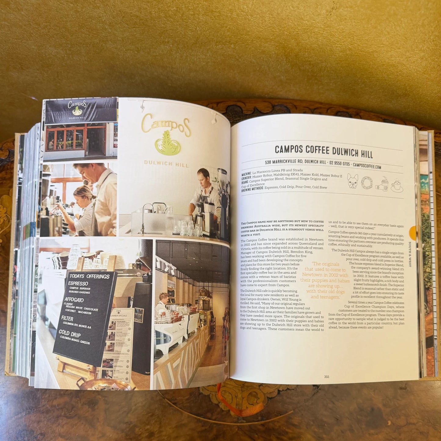 The Specialty Coffee Book NSW by Jonette George Hardcover Book