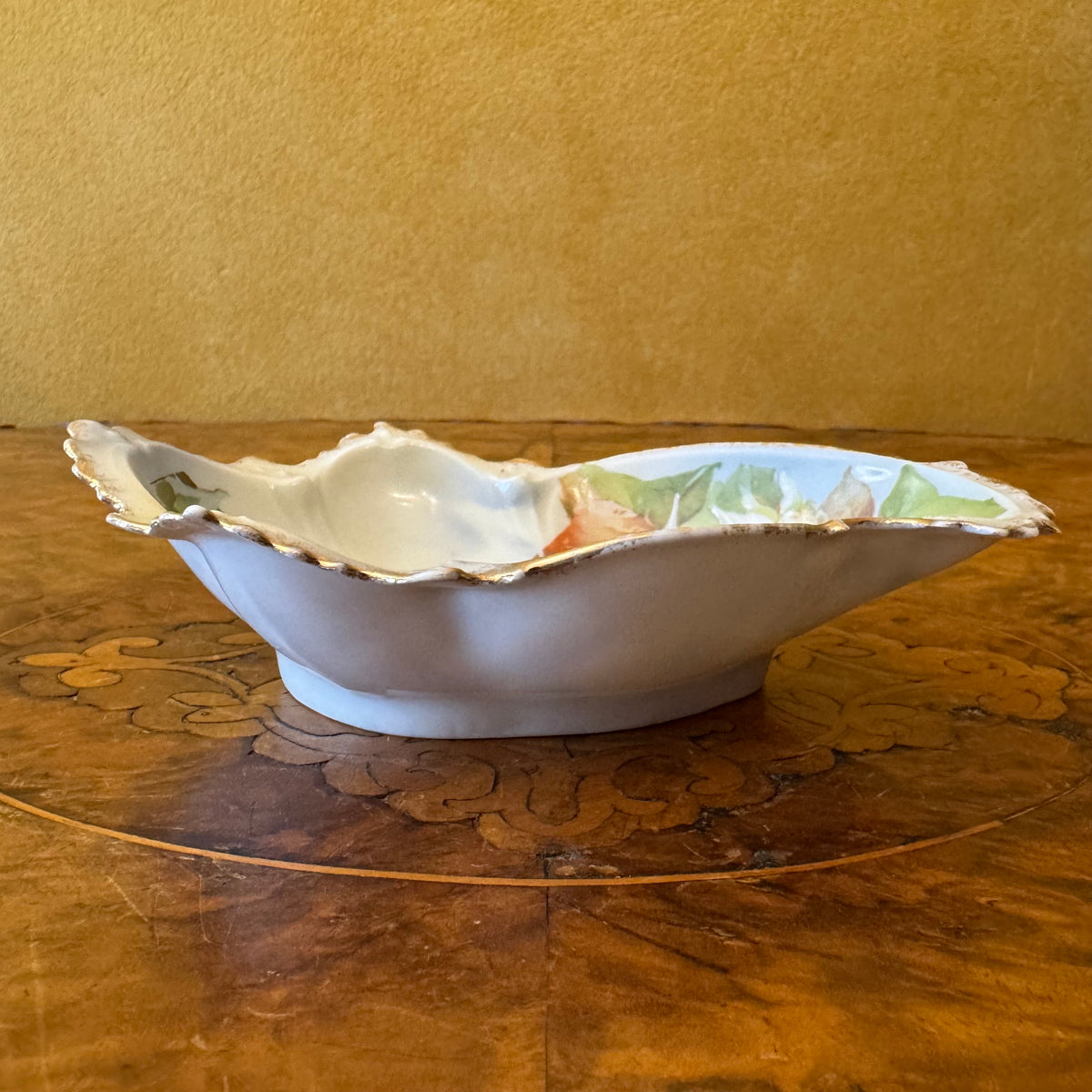 Vintage MZ Austria Floral Trinket Dish