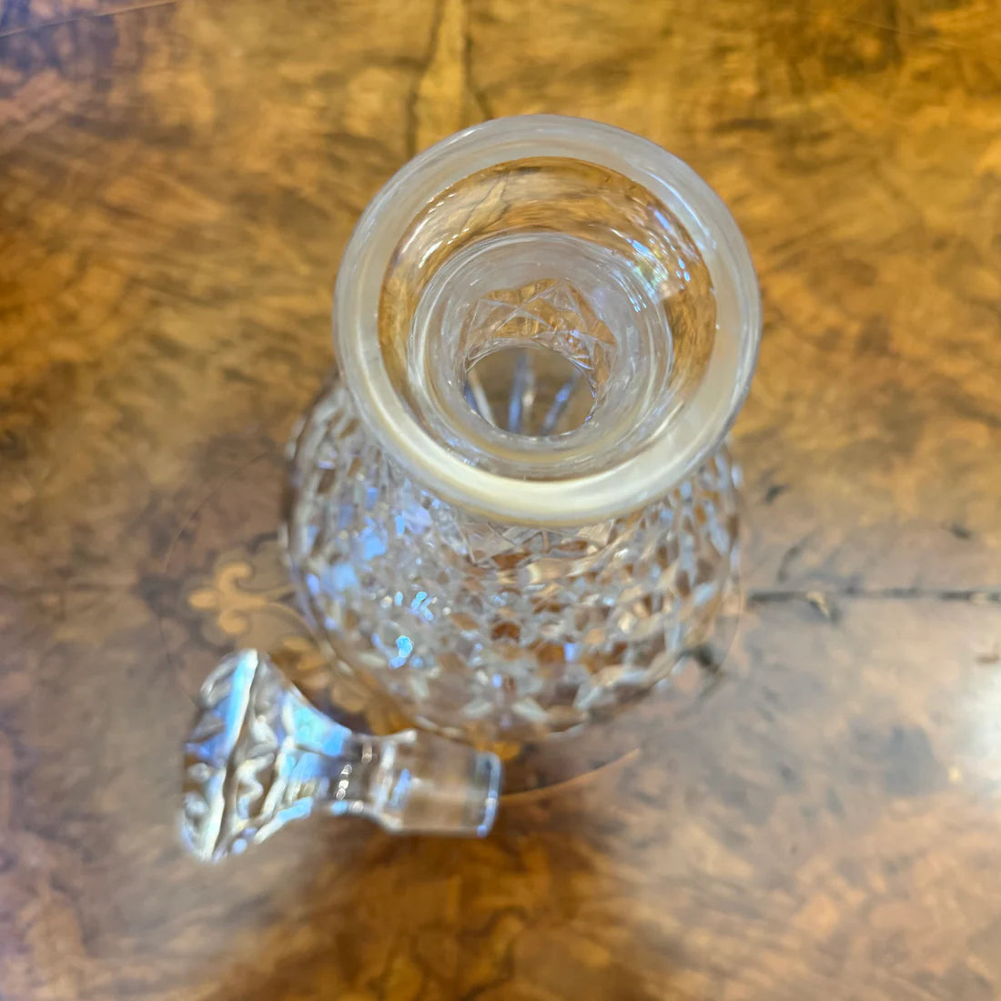 Vintage Crystal Cut Decanter