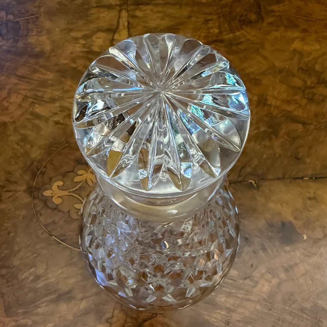 Vintage Crystal Cut Decanter