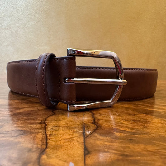 Alta Linea Mens Leather Brown Belt