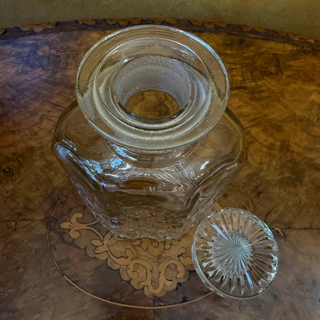 Glass Cut Decanter