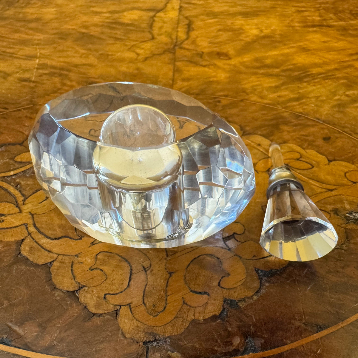 Vintage Crystal Perfume Bottle