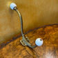 Vintage Metal Coat Hooks Pair