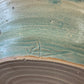 Vintage Green Pottery Candle Incense Holder Bowl