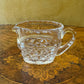 Vintage Crystal Milk & Sugar Set