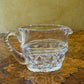 Vintage Crystal Milk & Sugar Set
