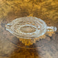 Vintage Crystal Milk & Sugar Set