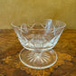 Vintage Crystal Dessert Bowls Pair