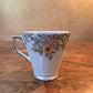 Vintage Delphine Floral Tea Cup Trio Set