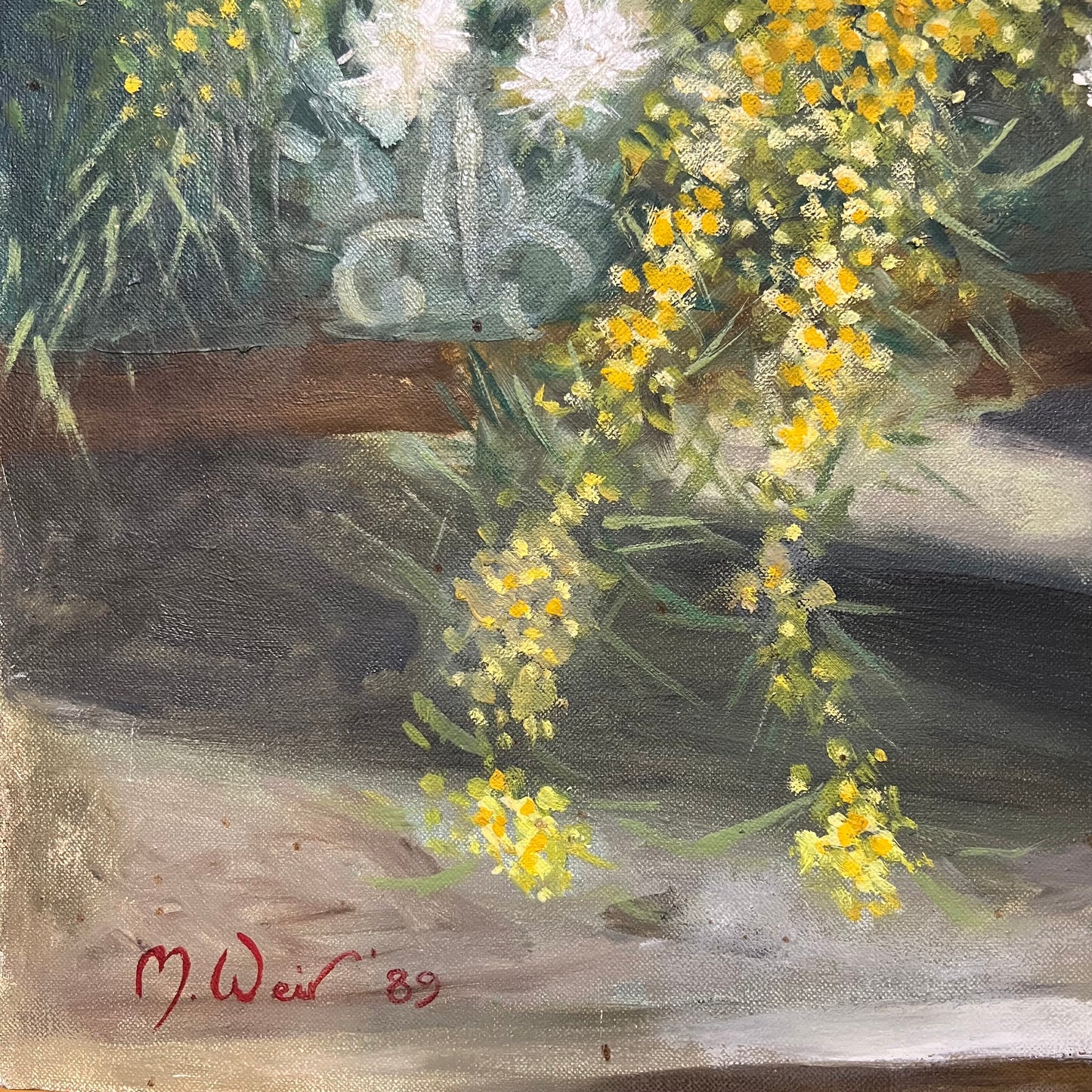 Mary Weir Floral Bouquet Vase Painting