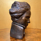 Antique Coppered Plaster Mozart Head Ornament