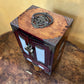 Vintage Chinese Rosewood Jade Jewellery Box